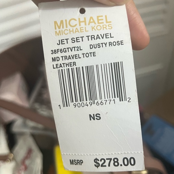 Michael Kors Jet Set Travel Tote Dusty Rose - Picture 5 of 5